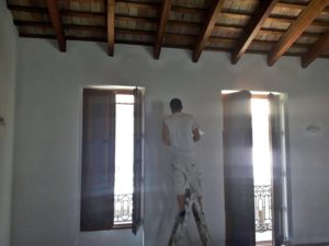 Pintura de casa en Valencia. Calle Mare de Deu.