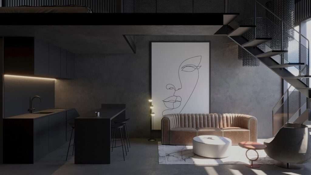 Cemento decorativo en cocinas, paredes, suelos